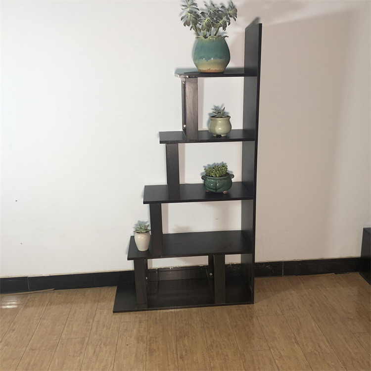 JIAMUJIA Factory direct sale custom modern home office wooden black library tree bookcase kid children wood bookshelf