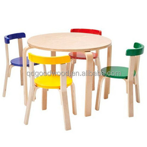 JIAMUJIA  factory wholesale morden children table and chair round children learning tables and chairs children tables