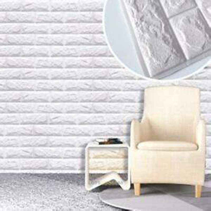 New Trendy 3d XPE Brick Pattern Self Adhesive Wall Sticker Peel And Stick for Wall Decoration