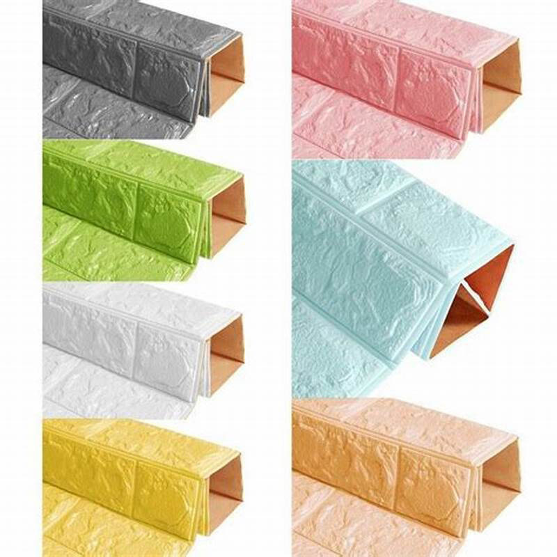 New Trendy 3d XPE Brick Pattern Self Adhesive Wall Sticker Peel And Stick for Wall Decoration