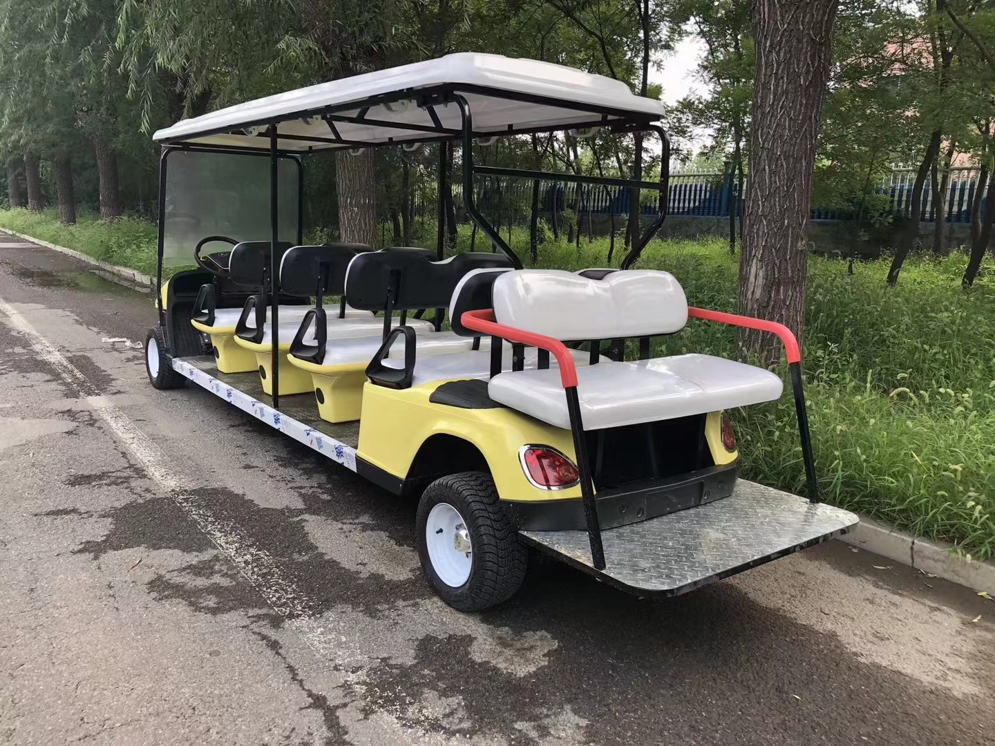 China electric golf cart for 10 seat type