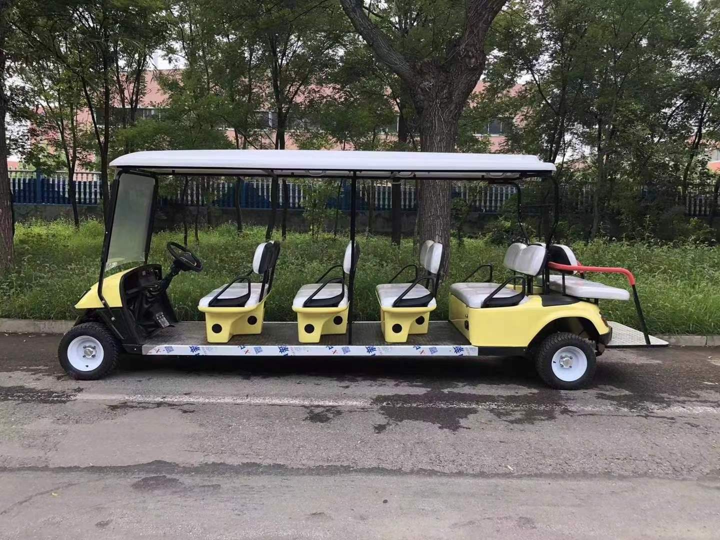 China electric golf cart for 10 seat type