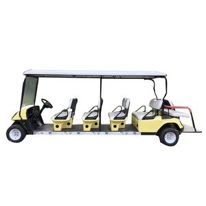 China electric golf cart for 10 seat type