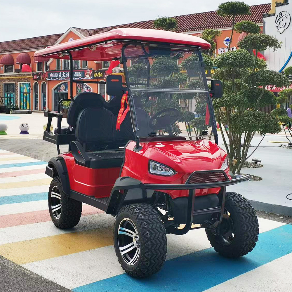 4 seaters mini electric golf carts with lead-acid battery shipping to your door