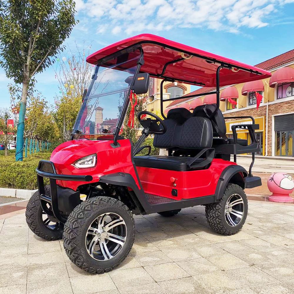 4 seaters mini electric golf carts with lead-acid battery shipping to your door