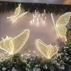 V990 Wedding decoration moving butterfly colorful lights LED butterfly lamp for wedding party decoration