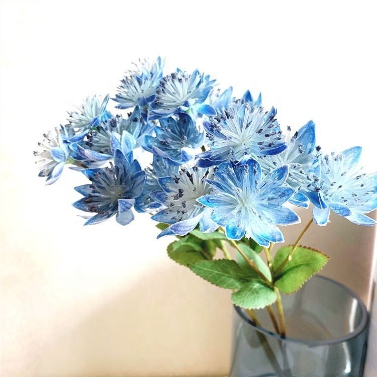 H-668 Simulation flower high-grade snow lotus dandelion wedding handmade flower silk flower 3D printing room decoration