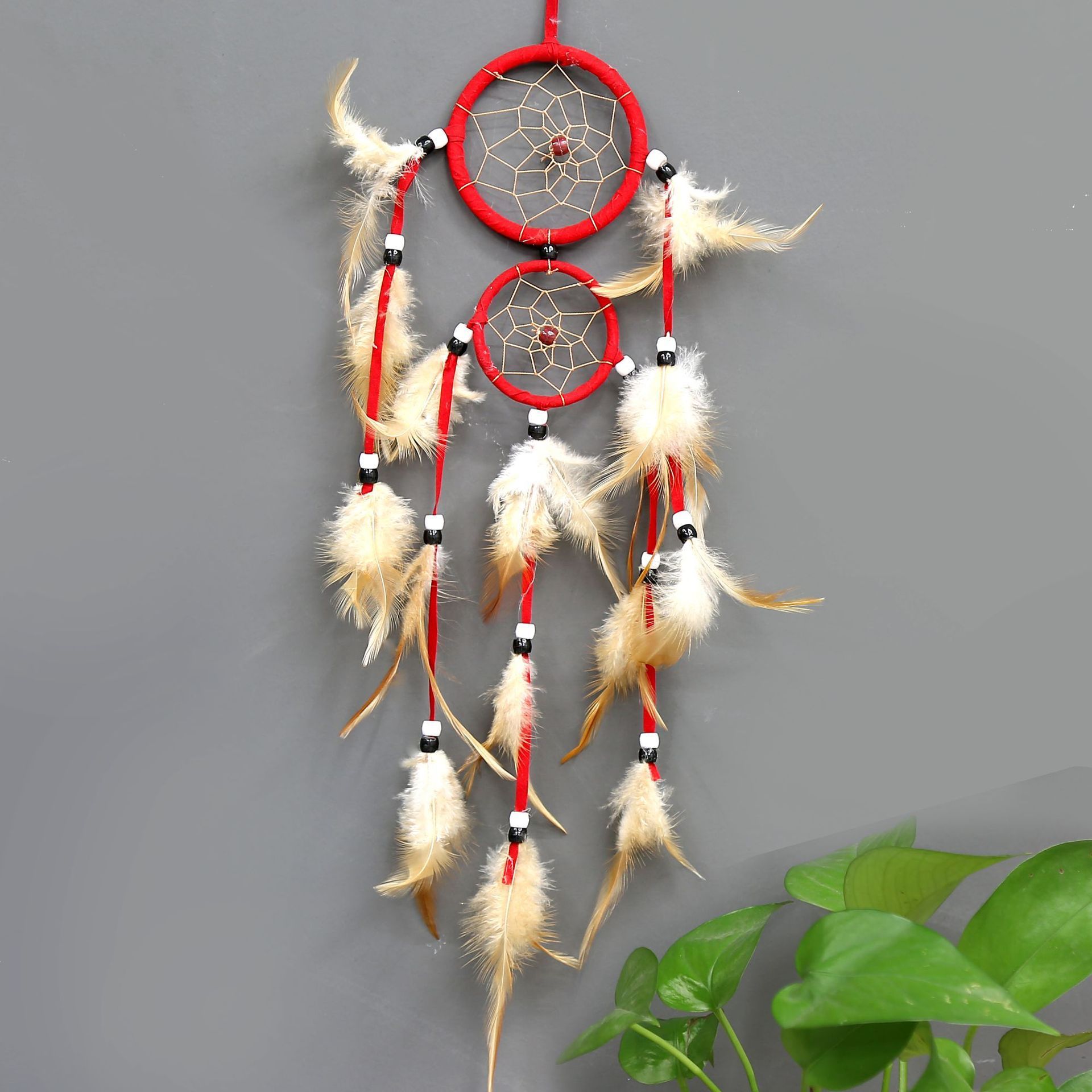 N-182 Hanging Ornament Tumbled Gemstones tree of life dream catcher  for Home Indoor Decor Car Decoration Wall Hanger