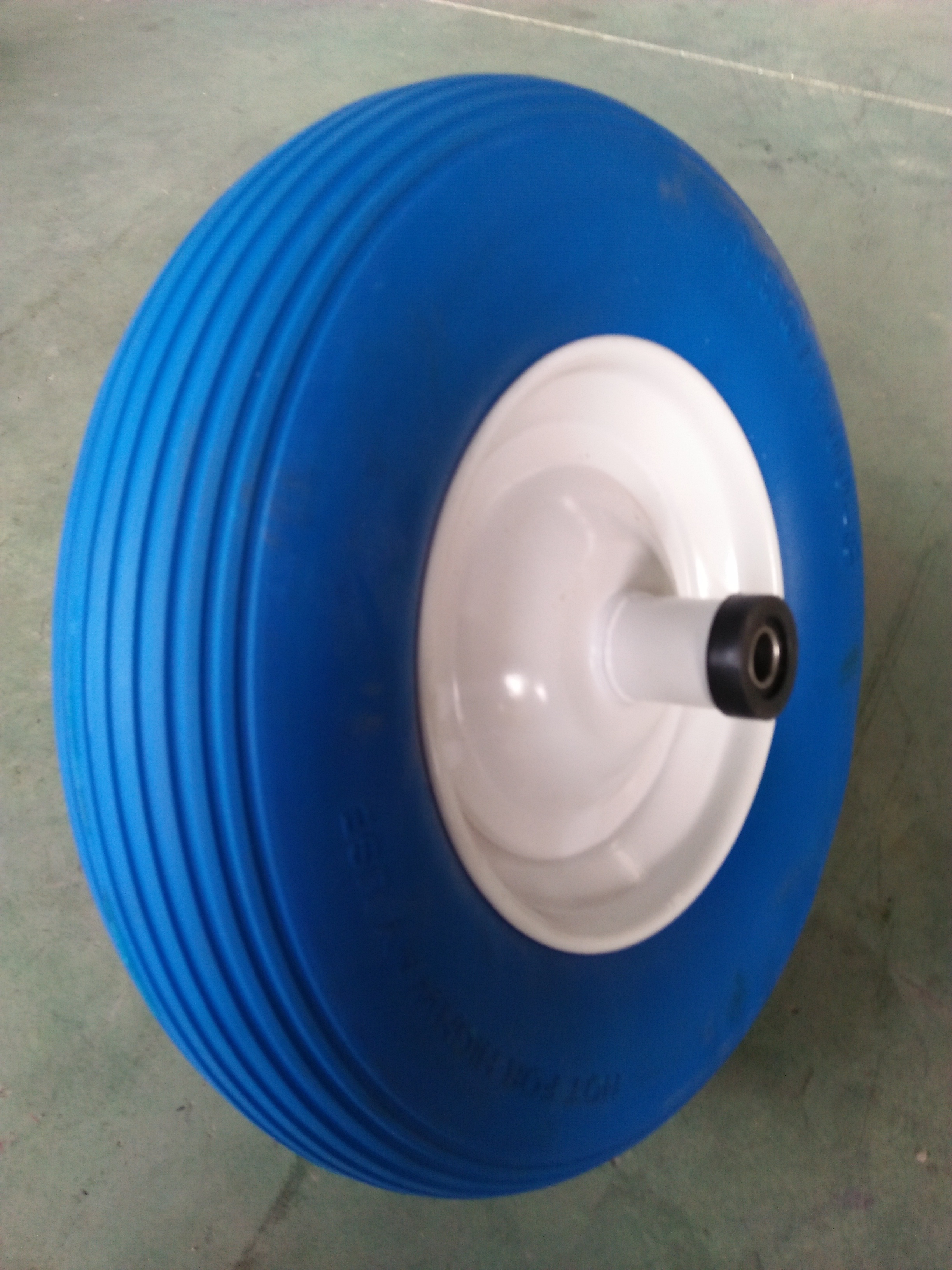 4.00-8 pu wheel cart wheels and axles flat free wheelbarrow tire