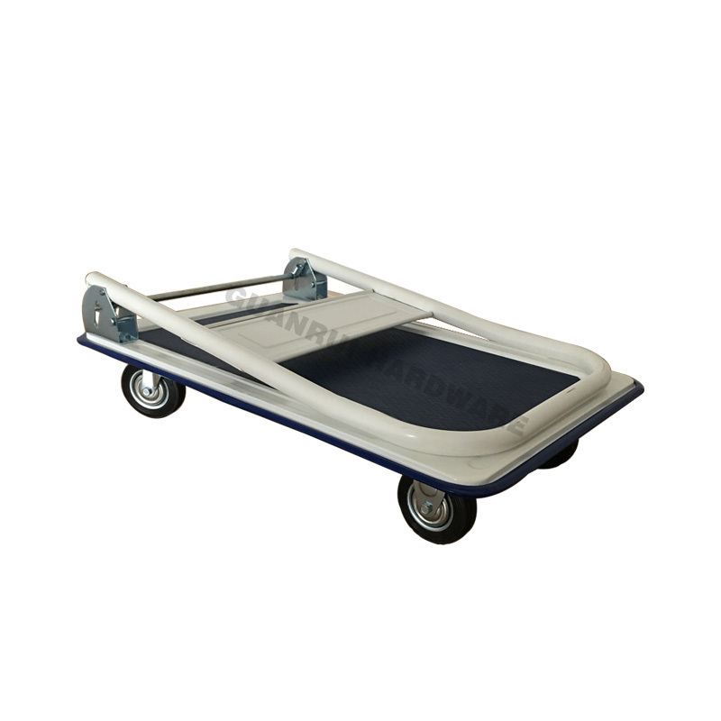 Foldable Hand Truck Cart Platform Trolley For Warehouse