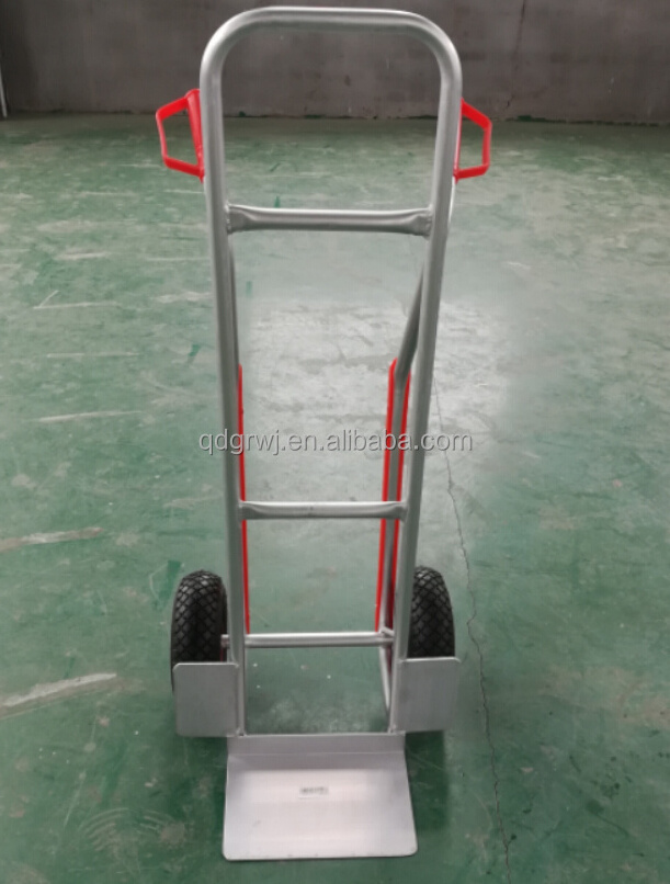 Aluminium Sack Truck barrow hand trolley with pneumatic Tires