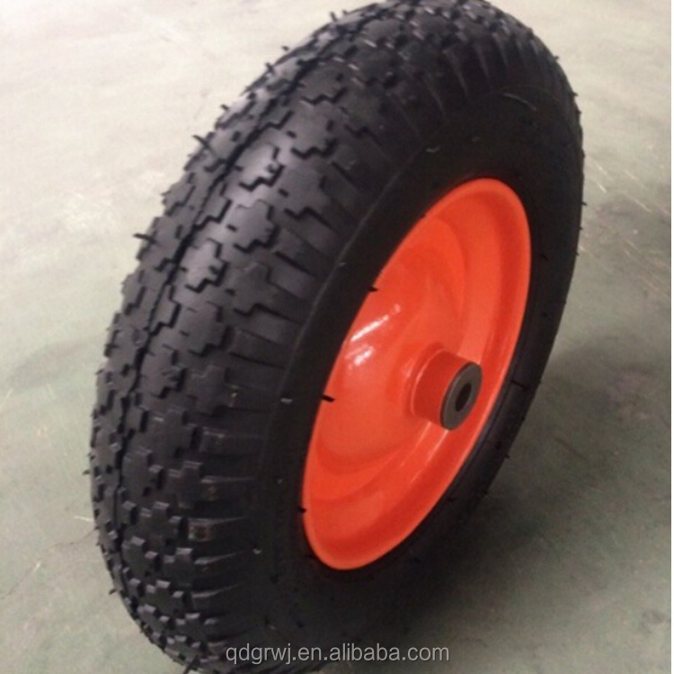 rubber tire wheelbarrow pneumatic tire 3.50x8