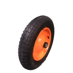 13 Inch Air FIlled Tire Pneumatic Welded Rim Replacement Wheel for Wheelbarrow and Hand Trucks and Lawn Carts