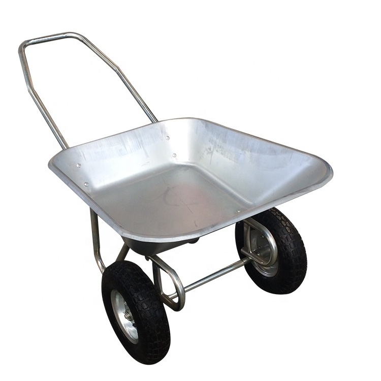 Two Pneumatic Wheel Tipper Wheelbarrow WB6211 65 Litre wheel barrow