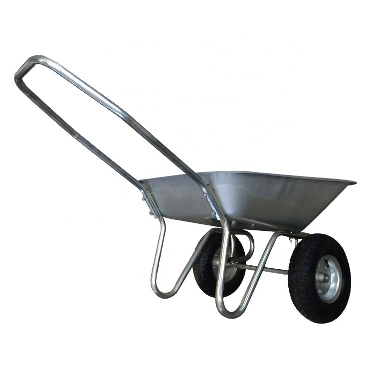 Two Pneumatic Wheel Tipper Wheelbarrow WB6211 65 Litre wheel barrow