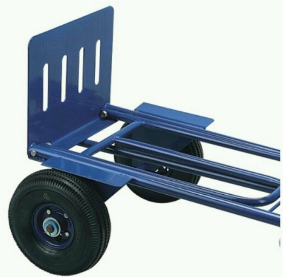 Heavy duty 4 wheel air tire industrial warehouse storage tool cart hand truck trolley