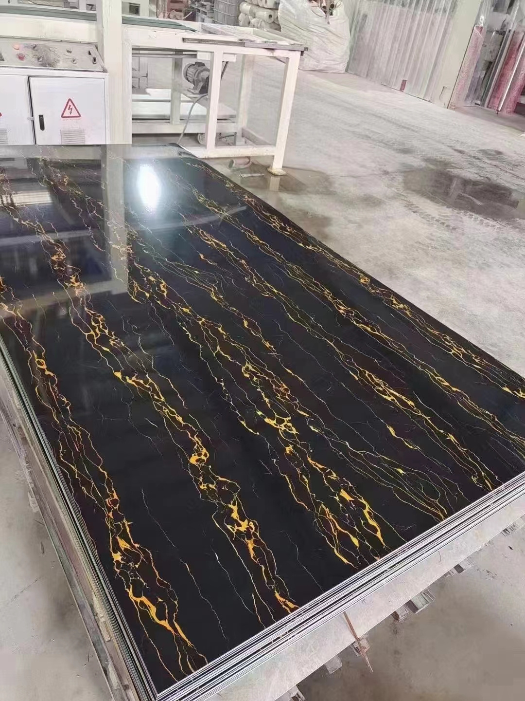 Waterproof Alternative Marble PVC Wall Panel High Gloss  Acrylic Sheet  UV Marble Board