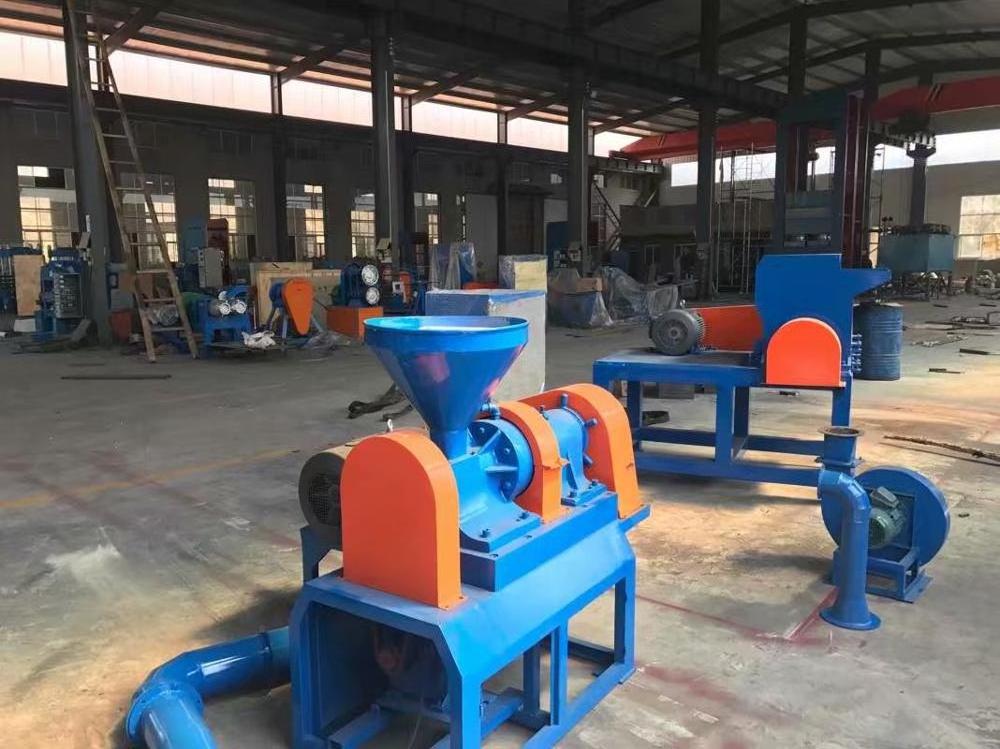 Tyre grinding miller tire granule machine 80mesh rubber mill powder fine rubber grinder