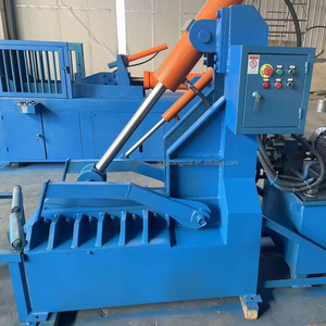 Hydraulic OTR giant steel wire waste tire cutting machine