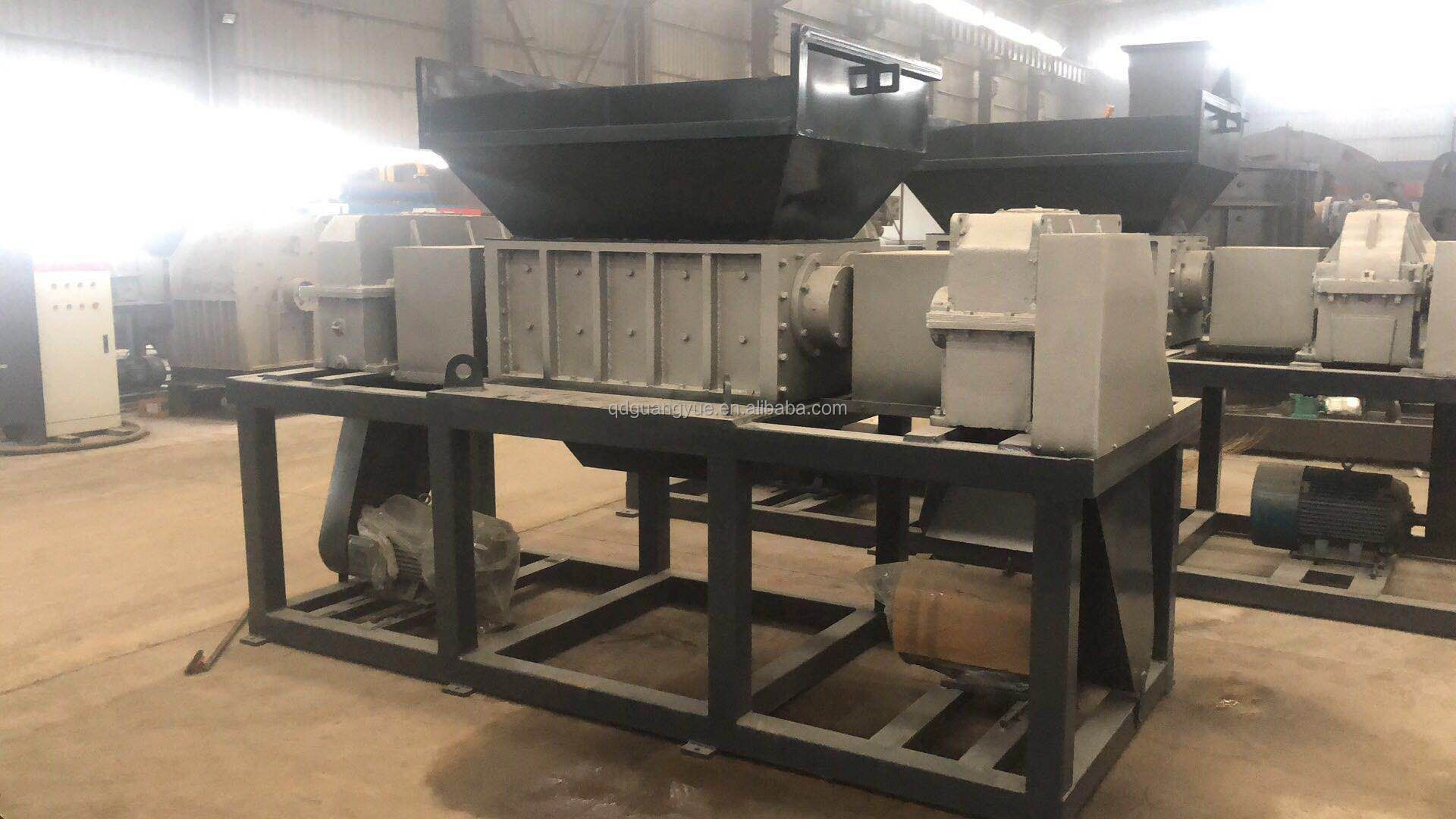 single shaft tire shredder / used tire shredder machine for sale