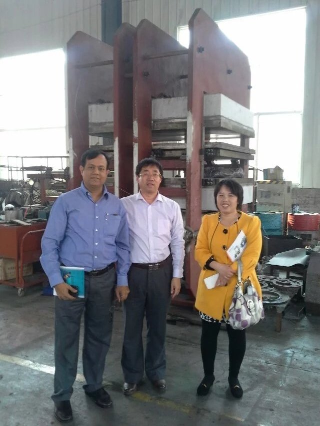 Factory price Conveyor belt used vulcanized rubber press machine