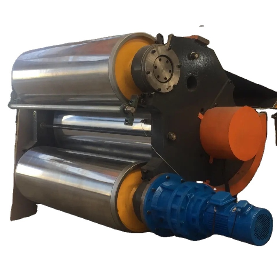 Three roll rubber sheet rotocure / rubber vulcanizer machine