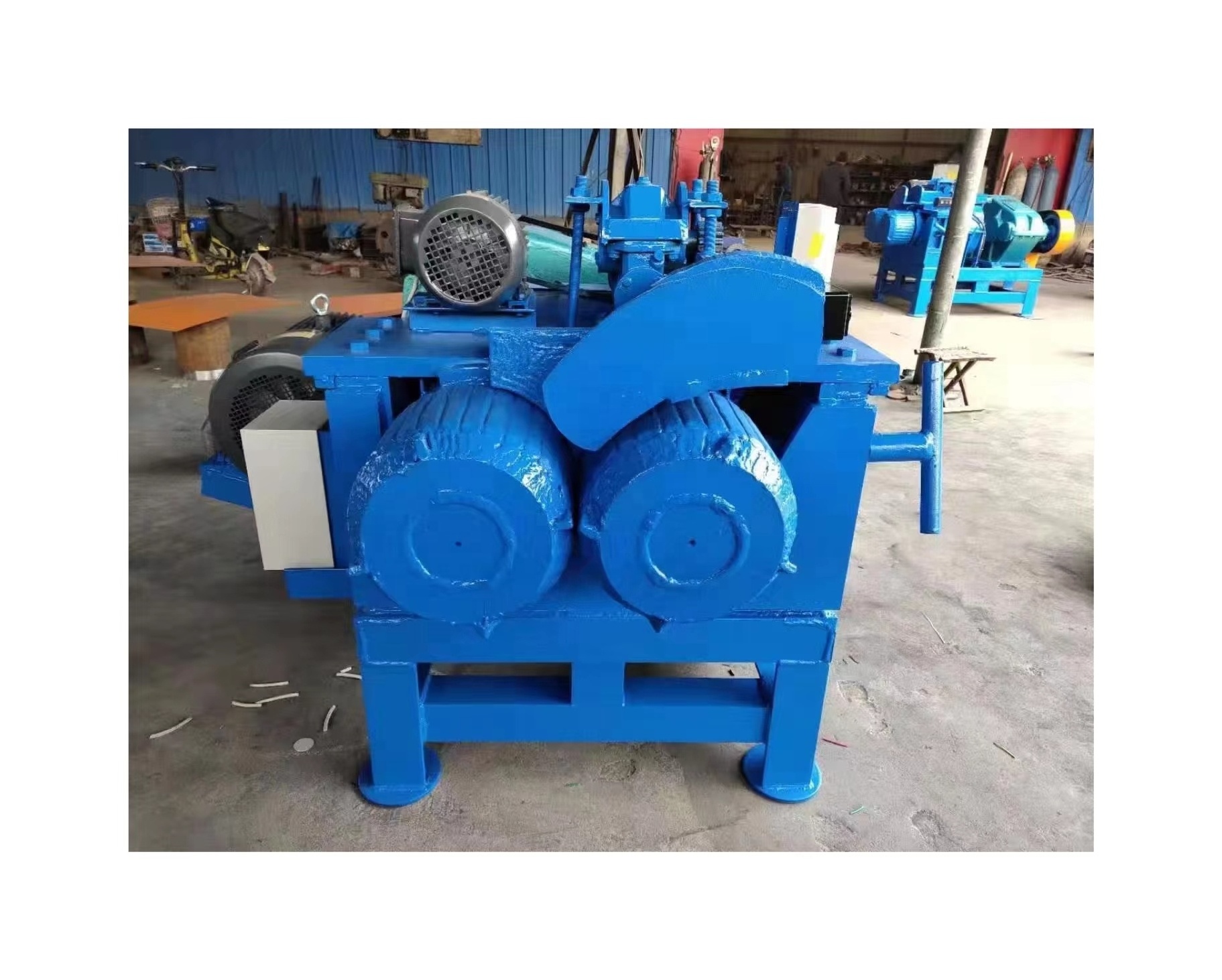 Waste Tyre Recycling Production Line / Rubber Crushing Machine