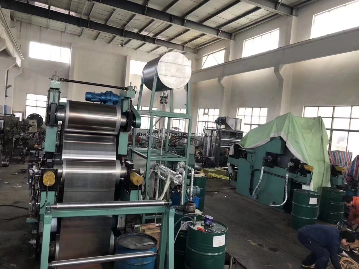 three roll rubber rotocure / rubber vulcanizer machine