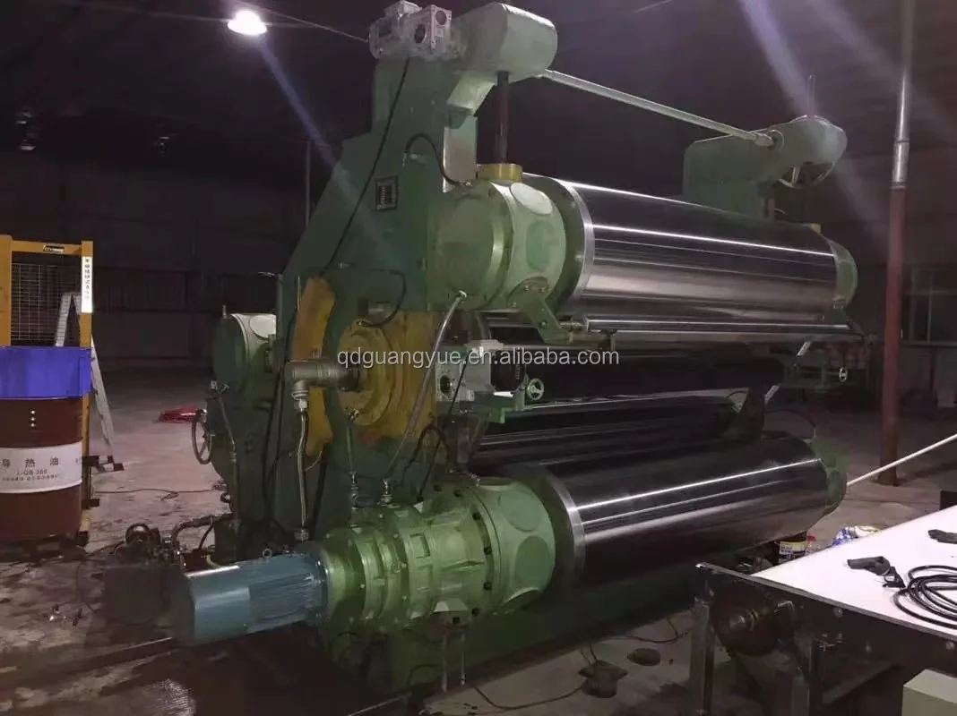 Three roll rubber sheet rotocure / rubber vulcanizer machine