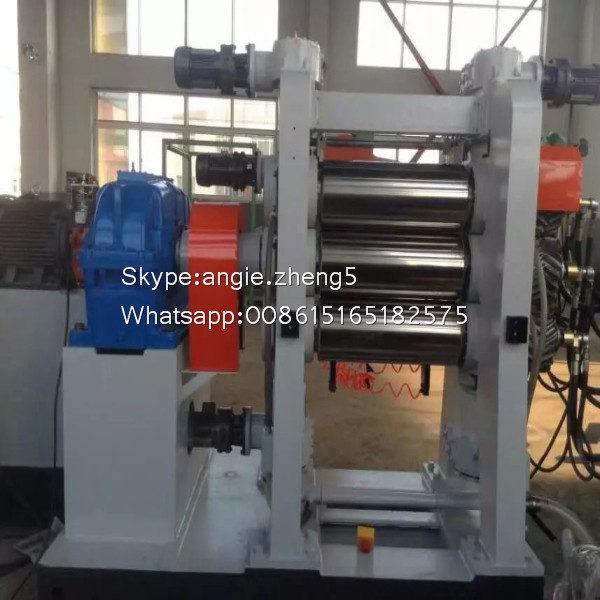 three roller calender/3 roll calender machine/three roller rubber calender