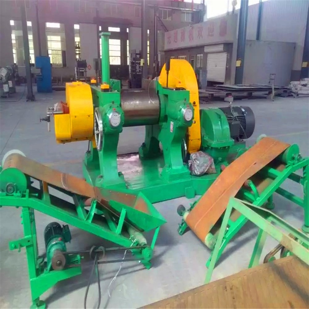 Waste Tyre Recycling Production Line / Rubber Crushing Machine