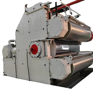 Three roll rubber sheet rotocure / rubber vulcanizer machine