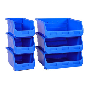 warehouse front open plastic stackable storage pick bins for tool parts