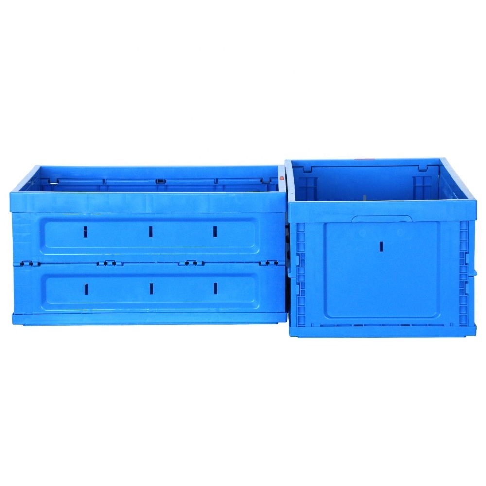 Heavy Duty AS RS Plastic Box 600x400x300 mm Food Grade Fruit Vegetable Collapsible Moving Box Stackeable Storage Plastic Crate