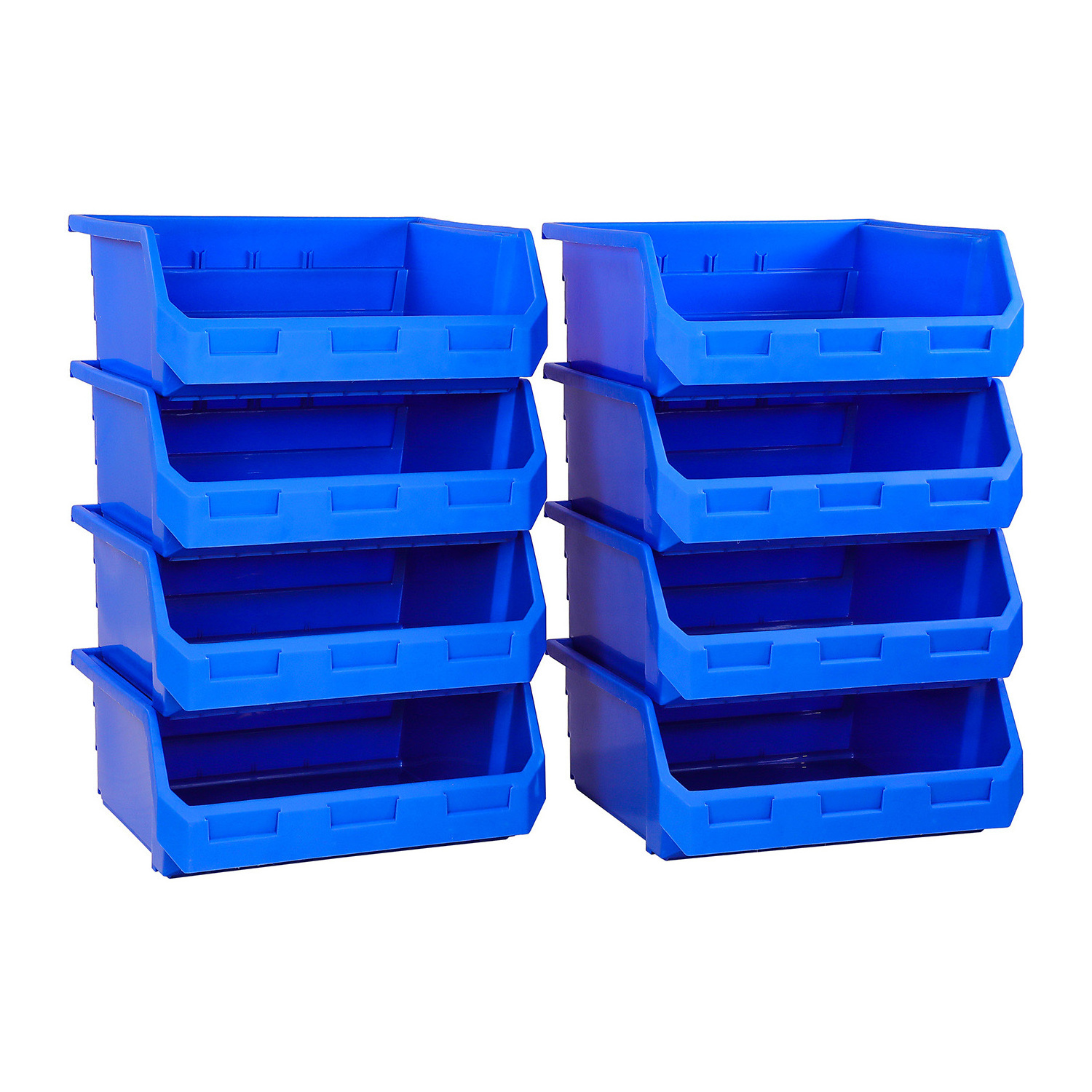 warehouse front open plastic stackable storage pick bins for tool parts