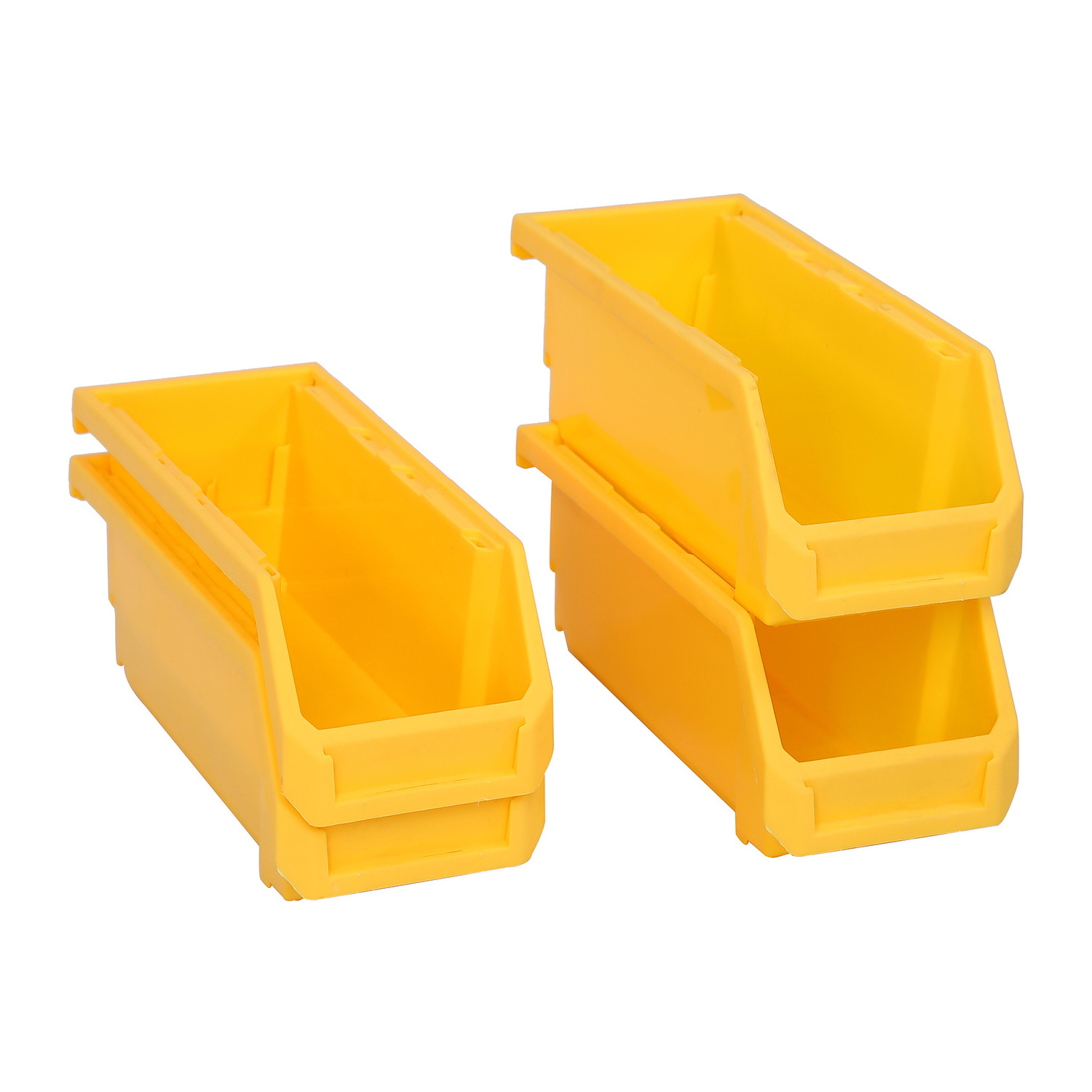 stackable and nestable spare parts plastic storage pick bins tubs for warehouse