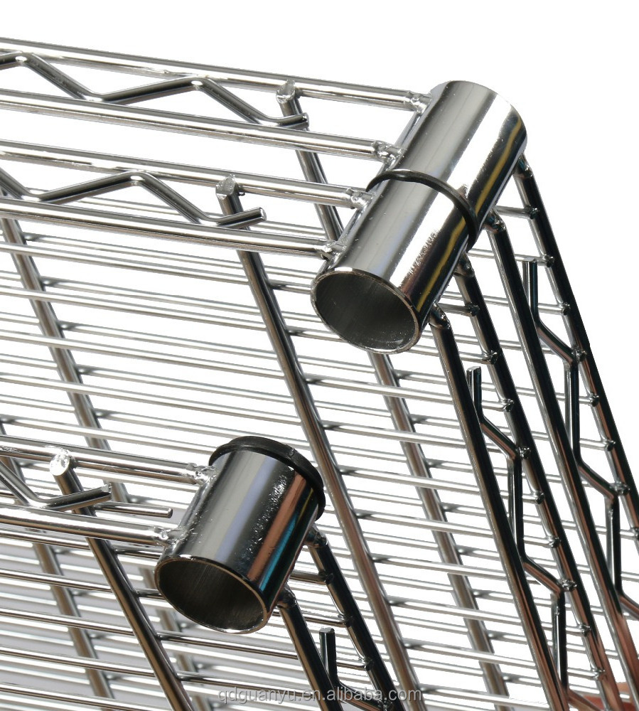 Shelf Adjustable Wire Metal Shelving bins system used in office and warehouse