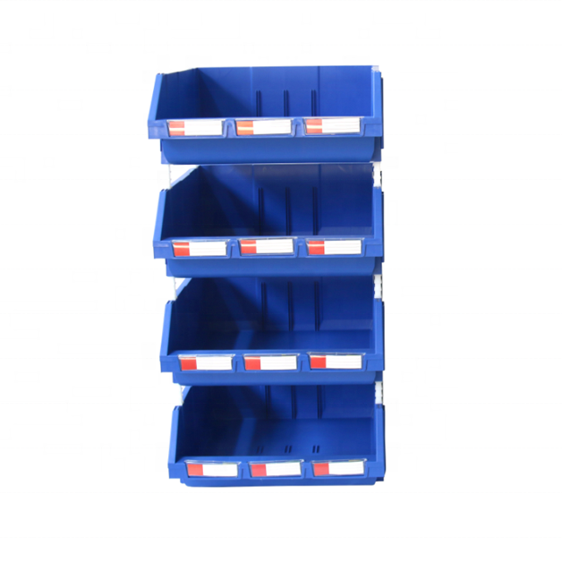 Plastic big drawers storage bin box, stackable and hang parts bin