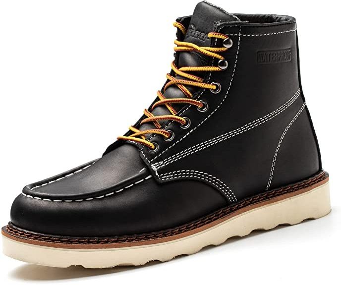 Waterproof premium quality oil leather outdoor boots in fashionable looking comfortable and light weight Work Boots For Men