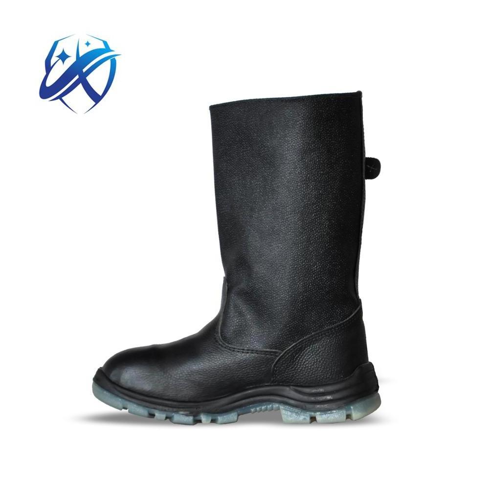 OEM/ODM Composite Toe Cap Winter High Knee Work Safety Boots with Fur