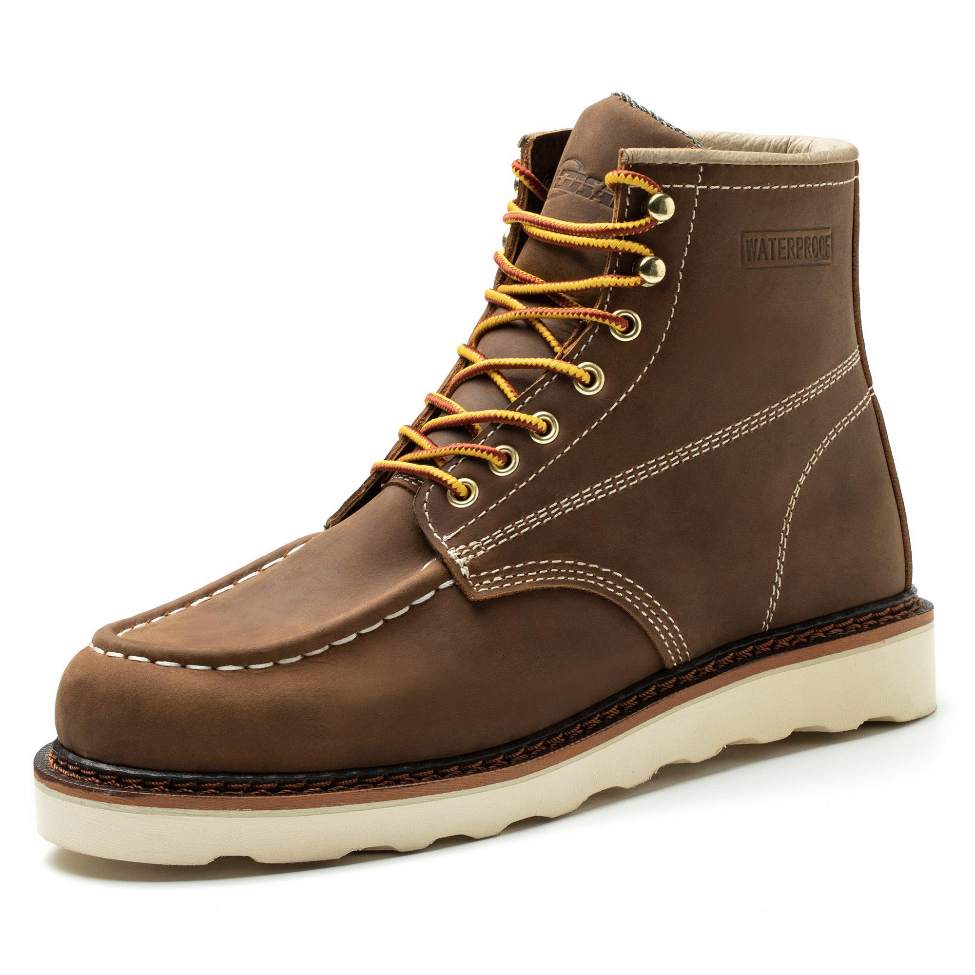 men Goodyear welt work boots for men  safety