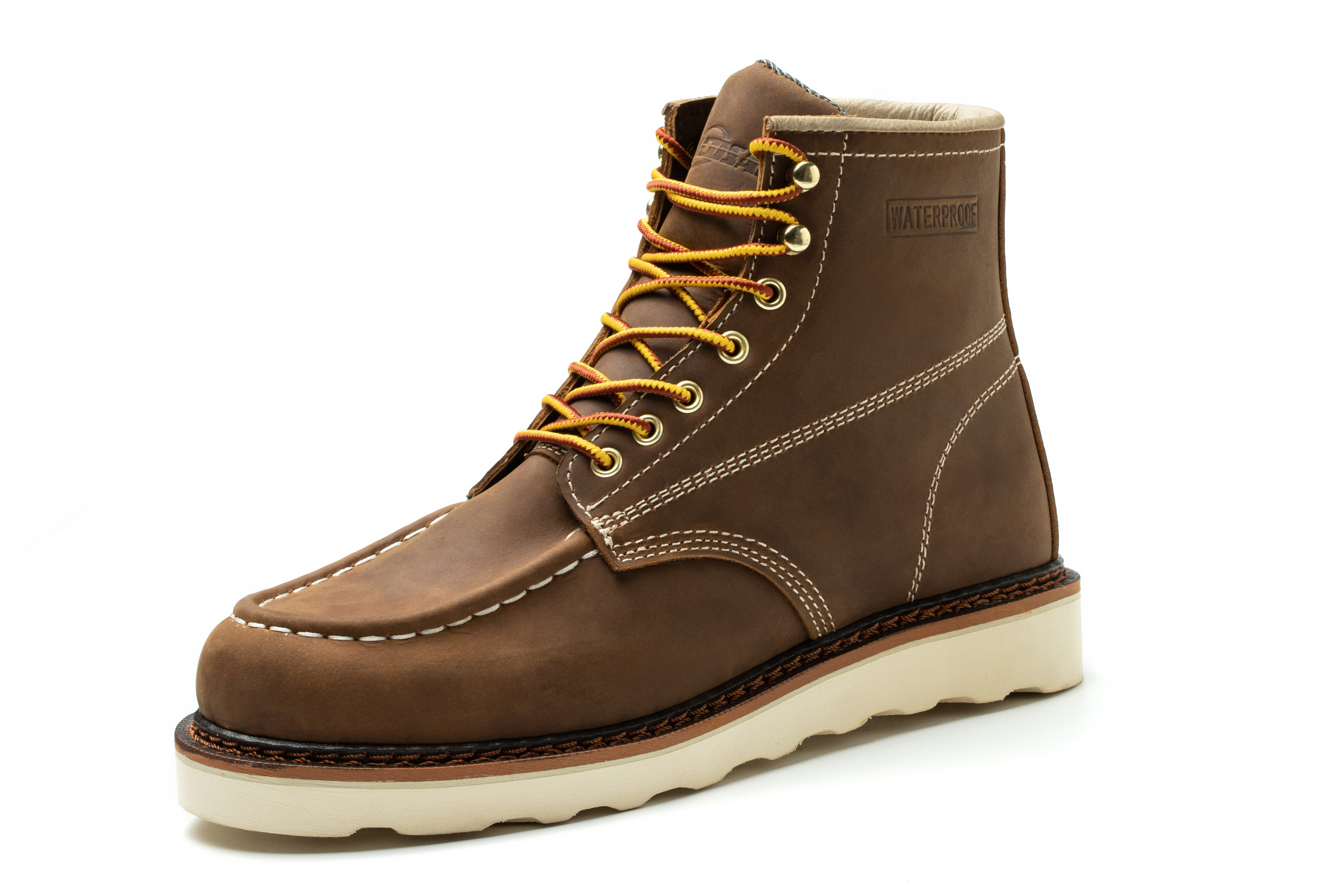 men Goodyear welt work boots for men  safety