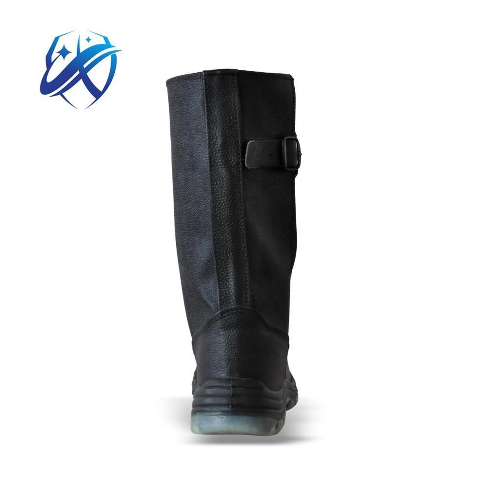 OEM/ODM Composite Toe Cap Winter High Knee Work Safety Boots with Fur