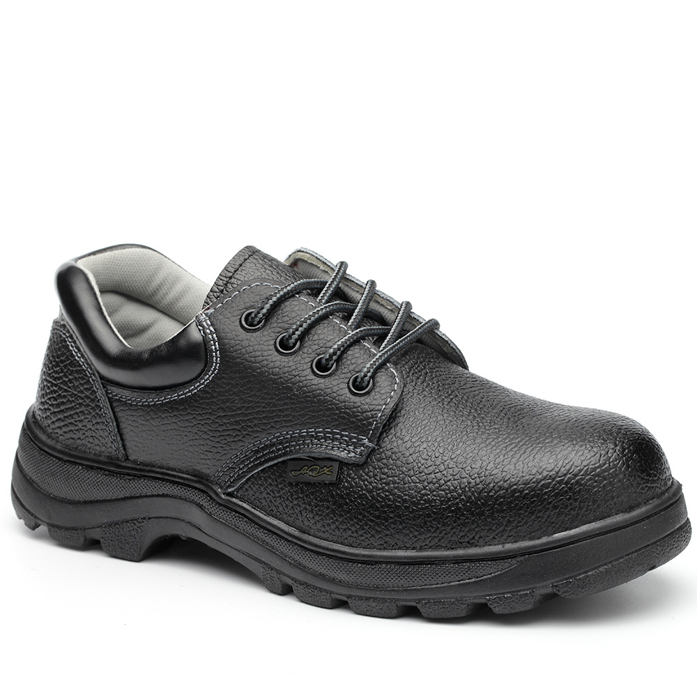 Cheap Price Iron Steel Toe Genuine Leather Safety Shoes in Saudi Arabia