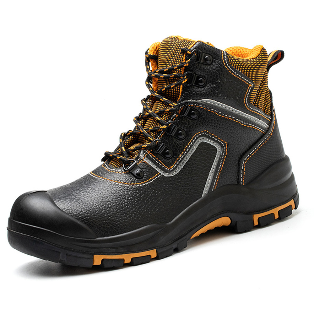 Factory Direct Wholesale Mid Cut Super Light Safety Work Boots Tough Durable Steel Toe Cap Work Shoes for Industry