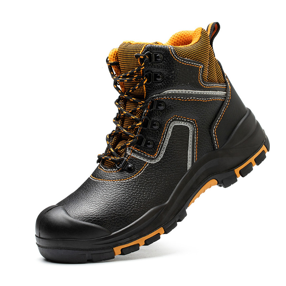 Factory Direct Wholesale Mid Cut Super Light Safety Work Boots Tough Durable Steel Toe Cap Work Shoes for Industry