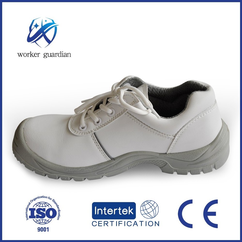 comfortable Microfiber steel toe nurse chef daily use shoes