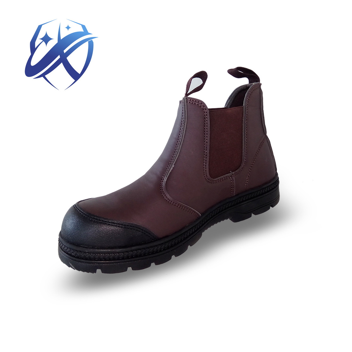 Factory Direct Sale Claret Basic Functional Hit Resistant Puncture Resistant Chel sea Elastic Boot Slip on Boot