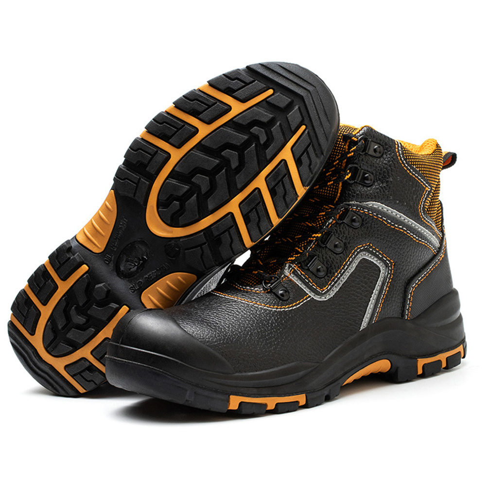 Factory Direct Wholesale Mid Cut Super Light Safety Work Boots Tough Durable Steel Toe Cap Work Shoes for Industry