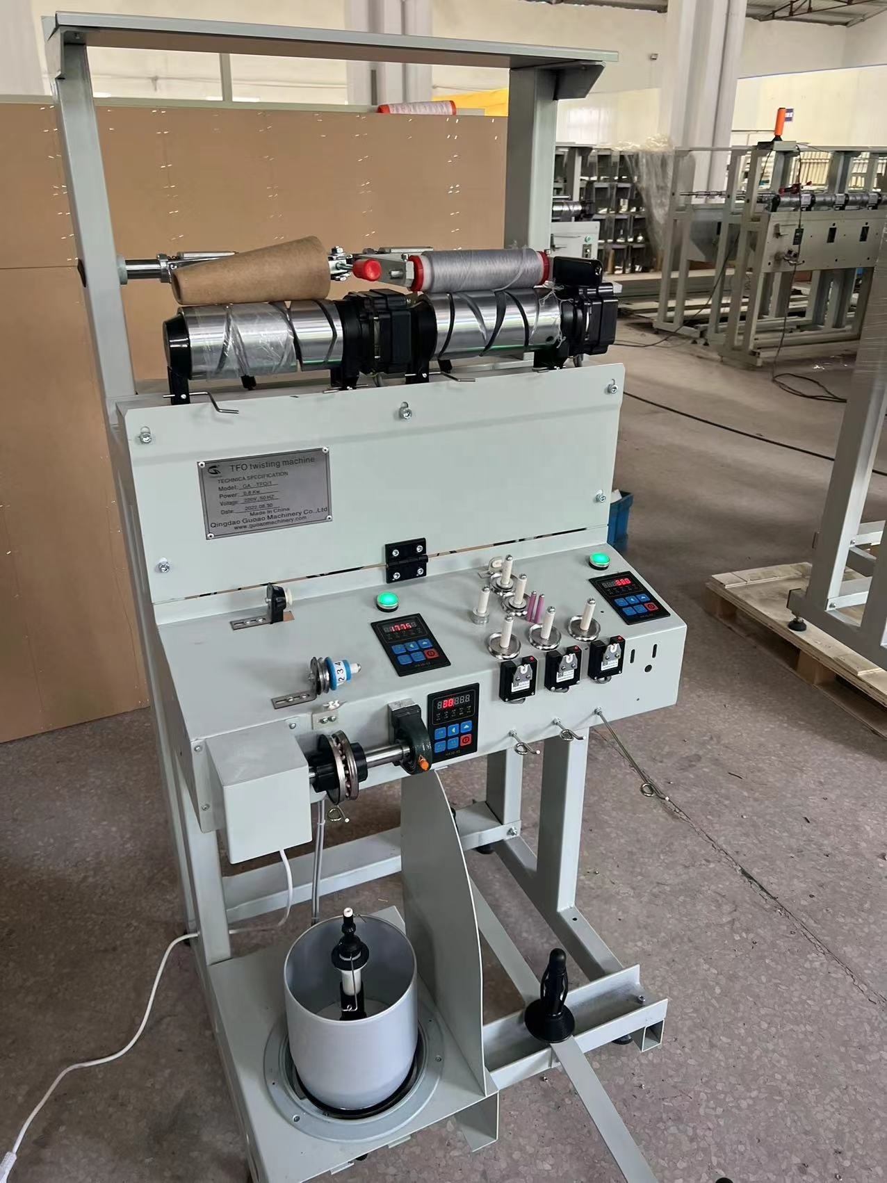 Polyester Multifilament Yarn Winding  twisting Machine